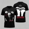 BTS Arirang Design Double Sided T-shirt 2026 World Tour Summer Pure Cotton T-shirt Men's Women's Y2k Clothing Oversized Shirt