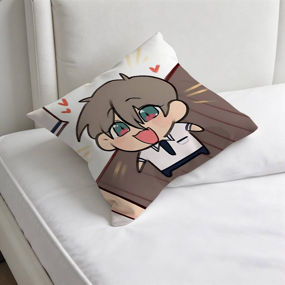LLost In The CCloud Manga Quadratische Kissenhülle Weiche Dekorative Überwurf-Kissenhülle für Zuhause Sofa Bett
