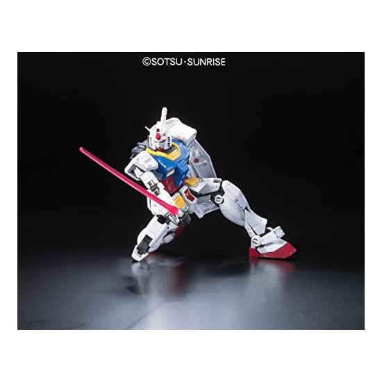 BANDAI SPIRITS RG Mobile Suit Gundam RX-78-2 Gundam 1/144 Scale Color-Coded Plastic Model