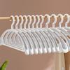 New 2/14pcs Household Non-slip Hanger, Thick And Wide Shoulder Plastic Drying Rack, Used To Hang Clothes Wholesalers