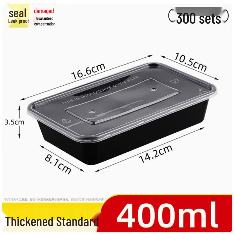 Disposable Rectangular Plastic Takeaway Boxes