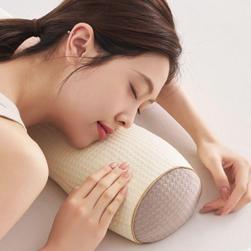 Breathable Buckwheat Husk Cervical Pillow Triangular/Cylindrical Sleep Pillow Adult