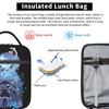 Frieren Silhouette Journeys End Insulated Lunch Bags High Capacity Sousou No Frieren Lunch Container Cooler Bag Tote Lunch Box