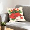 Weihnachtsglocke Kissenbezug Überwurf Kissenbezug Nordisch Vintage Stil Kissenbezüge Zuhause Wohnzimmer Sofa Couch Sitz Dekoration