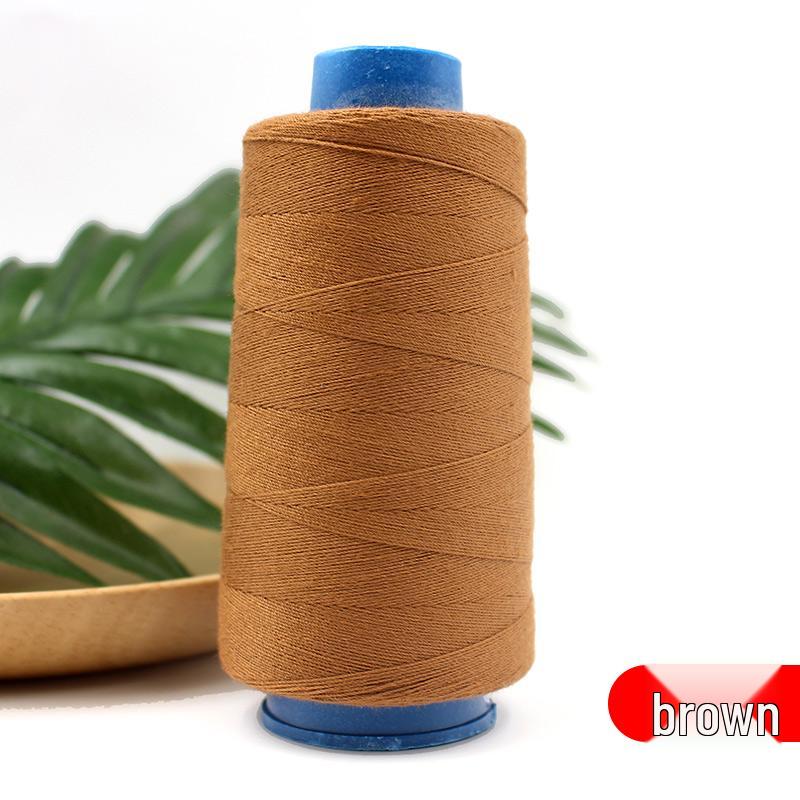 Polyester Sewing Thread: Black, White, Yellow - 203-Strand for Jeans, Canvas, Machine & Hand Sewing