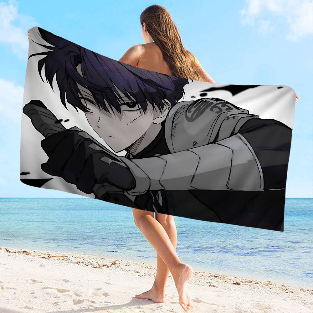 Kaiju No. 8 Soshiro Hoshina Anime Microfiber Beach Towel Absorbent Quick Dry Soft Yoga Swimming Resort Mountain Climbing Towel