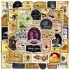 50Pcs Potion Labels Stickers Halloween Vintage Bottle Sticker Water Bottle Laptop Scrapbook Vinyl Decal For Kids Gift Toy