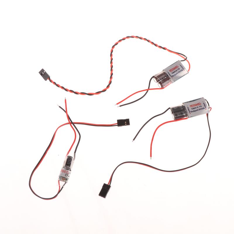 3A 5A 7A External Ubec Voltage Regulator Anti-Interference Support 2S-7S Receiver Power Supply For Rc Airplane Aircraft