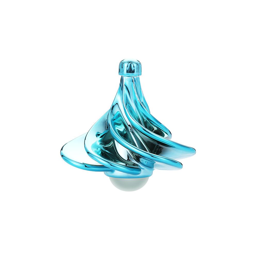 WINSPIN Toy Pneumatic Gyro Portable Fingertip Decompression Desktop Toy Wind Blowing Rotating Multicolor Gyro Children's Gift