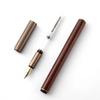 New Retro Wood Bronze Fountain Pen Office Business Writing Art Calligraphy Ink Pens 0.5mm School Student Stationery Gifts