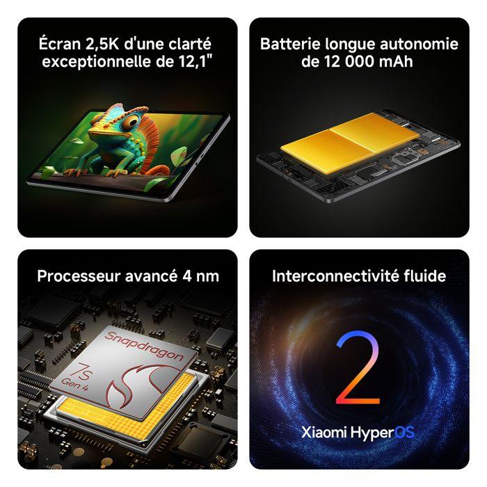Tablette - XIAOMI - REDMI Pad 2 Pro - 6 GO RAM - 128 GO Stockage - Écran 12,1" 2,5K