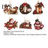 Holiday Craft Supplies for Adults Rhinestone Christmas Decoration DIY Kit, Festive Faux Diamond Art Make 6 Window Hanging Decor Ornaments, Bead