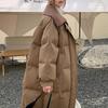 2025 new thickened cotton-padded clothes women's medium and long over-the-knee winter down cotton-padded jackets loose coats