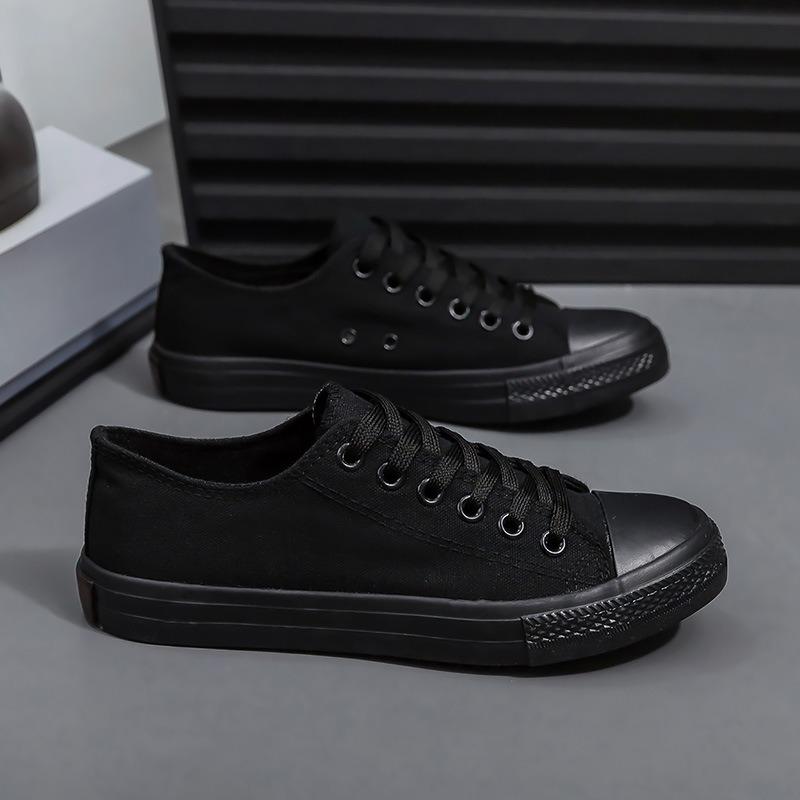 Large size men's shoes spring low-top couple canvas shoes casual shoes sports board shoes vulcanized shoes flat shoes