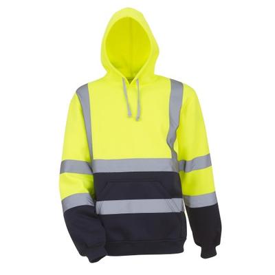 Mens High Visibility Pullover Hoodie