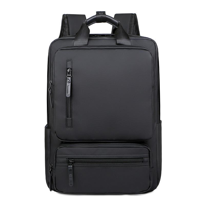 

TS JYL laptop bag,Leather Backpack Men Laptop Bag 16 Inch Multi-Layer Business School Bag 16 inches чёрный