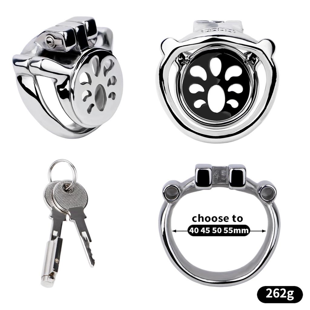 Stainless Steel CB Lock Metal Chastity Lock Male Penis Cage Chastity Sex Toys Cock Ring Urethral Chastity BDSM