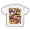 Dragon Ball Kid Goku Anime Print T-shirt, Kids Unisex Pure Cotton Short Sleeve Streetwear Women And Men T-shirt