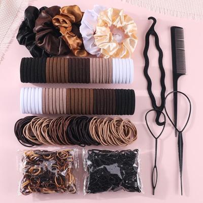 Set Estivo per Acconciature da 1109 Pezzi: Cravatte, Fasce per capelli, Pettini e Accessori
