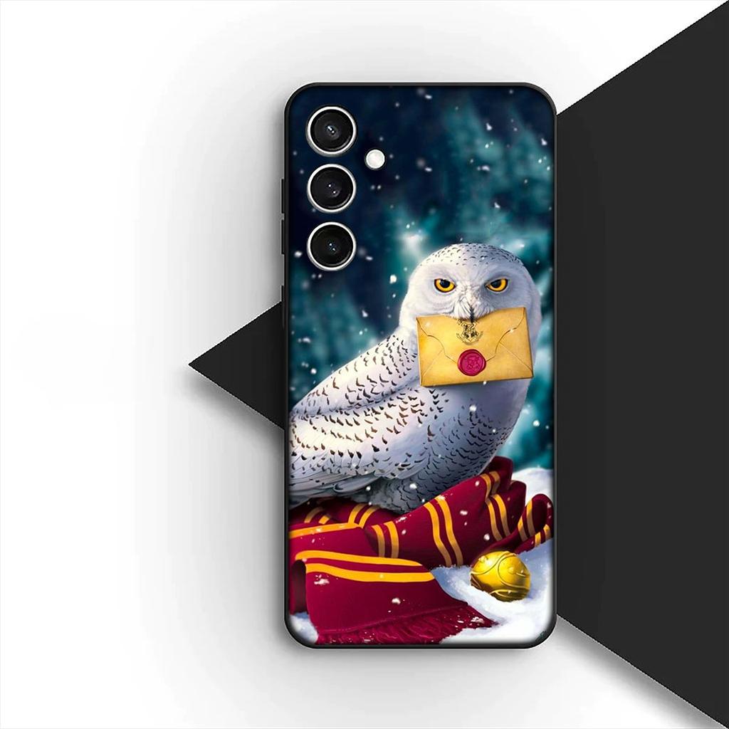 Soft Cover for OPPO A80 A18 A16 A40 A17 A15 A38 A78 A79 A54 A57 A12 A60 4G 5G Casing Phone Case Owl Art Harries Wand Potters
