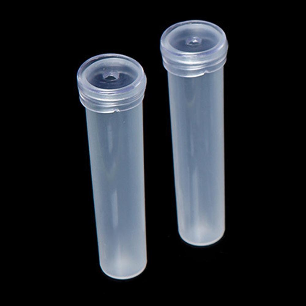 100Pcs Transparent Plastic Water Storage Tube Floral Art Plant Stem Water Vials  Flowers Decor 4cm/1.57in