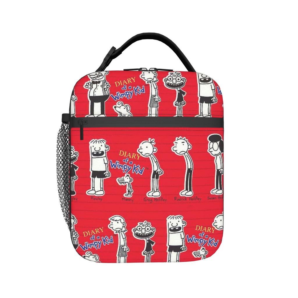 Diary Of A Wimpy Thermal Insulated Lunch Bag for Picnic Portable Food Bag Men Women Thermal Cooler Food Box