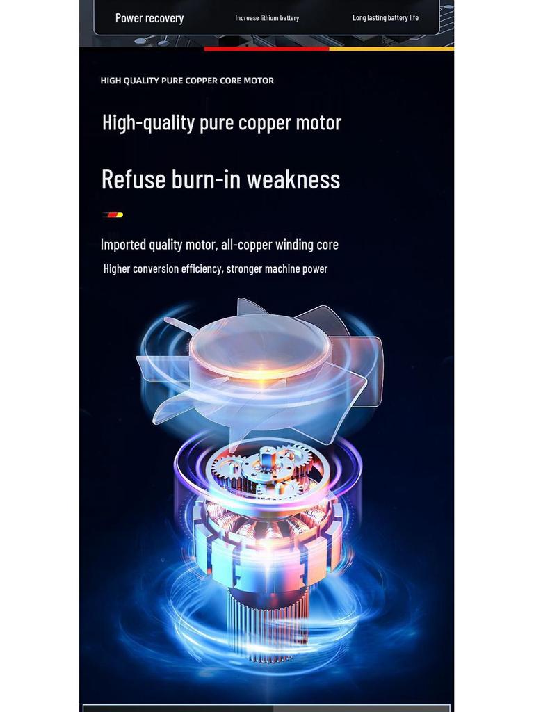 High-Power Rechargeable Lithium-Ion Blower and Vacuum Cleaner with Free Shipping