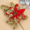 Christmas Decoration Supplies, Adhesive Powder, Hollow Out, Christmas Flower DIY, Christmas Tree Decoration, Decorat Props, Christmas Flower Branches