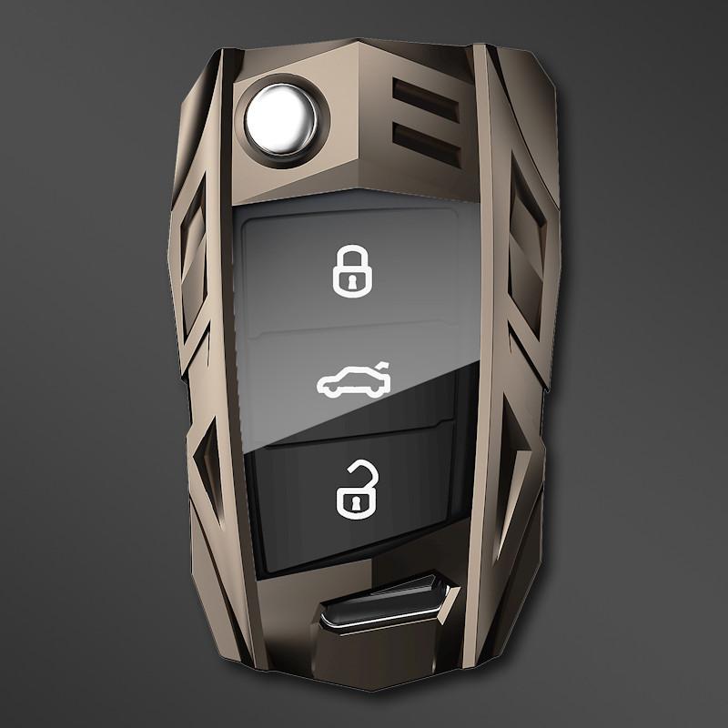 Car Key Case Cover for Volkswagen VW Golf 7 Gti Mk7 R Touran Skoda Octavia 3 Superb Karoq Kodiaq Seat Leon Mk3 Ateca Accessories