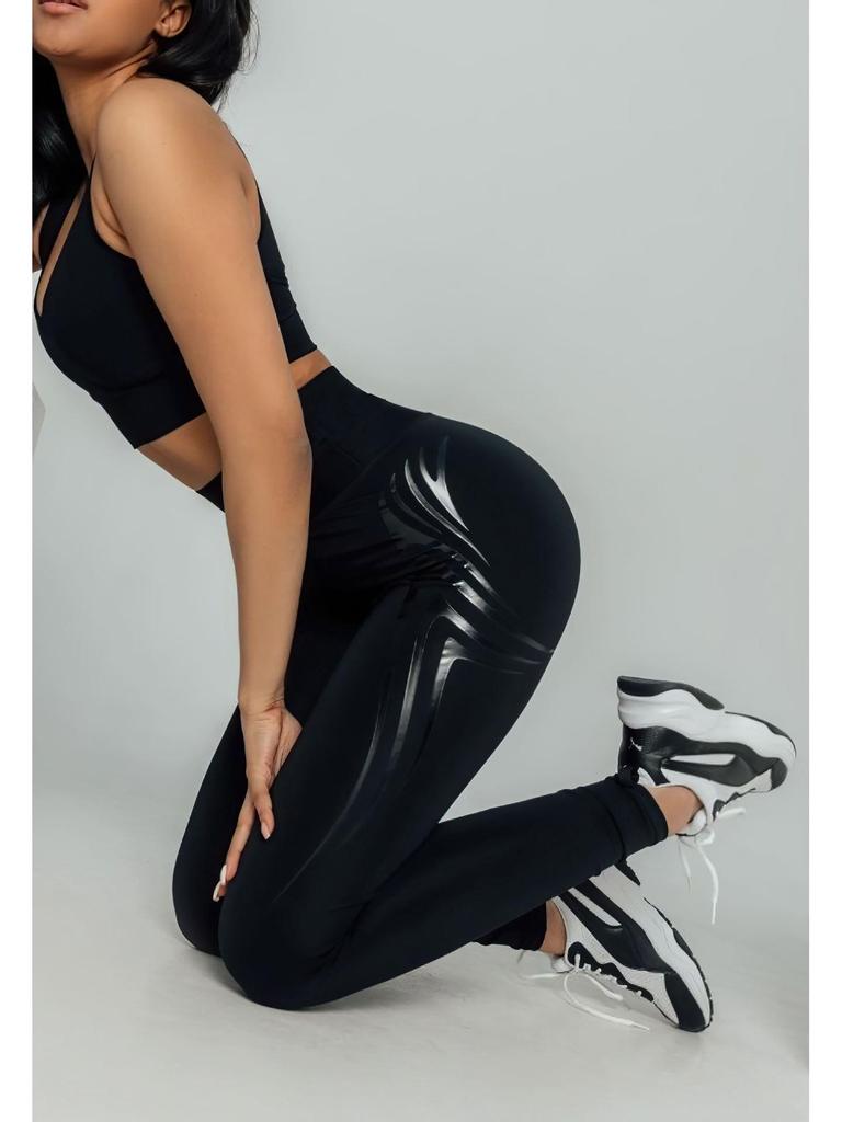 Women’s High-Waist Solid Color Yoga and Fitness Pants