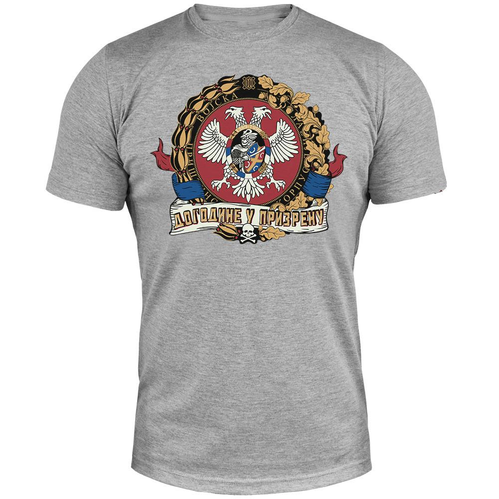 Next year in Prizren. Pristina Corps Badge T-Shirt 100% Cotton O-Neck Summer Short Sleeve Casual Mens T-shirt Size S-3XL