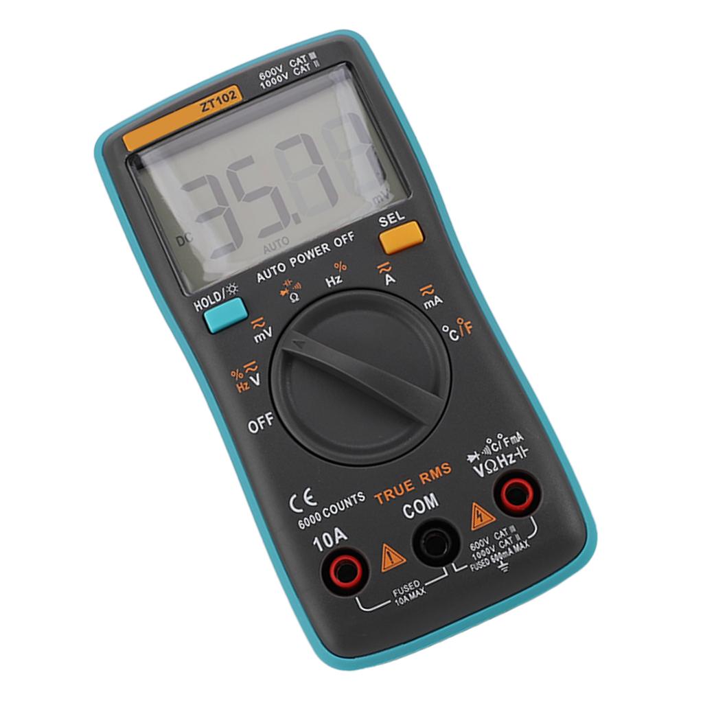 Digital Multimeter Pocket Automatic Range Current Voltage Tester for Electrician Test Household Use