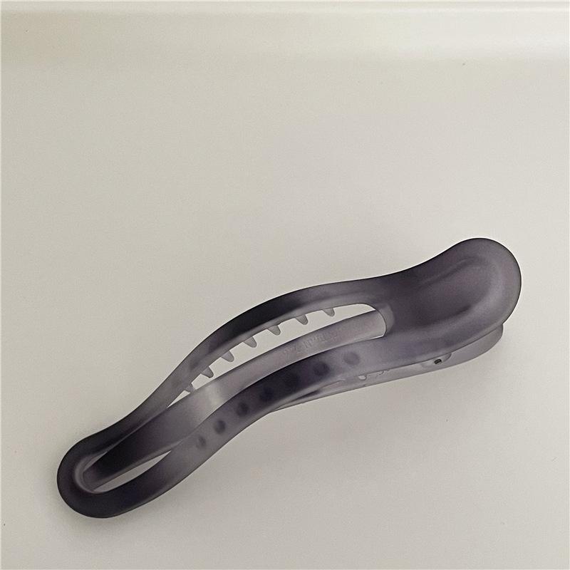 New Vintage Duckbill Hair Clamp Semi Opaque Matte Ins Trendy Summer Accessory