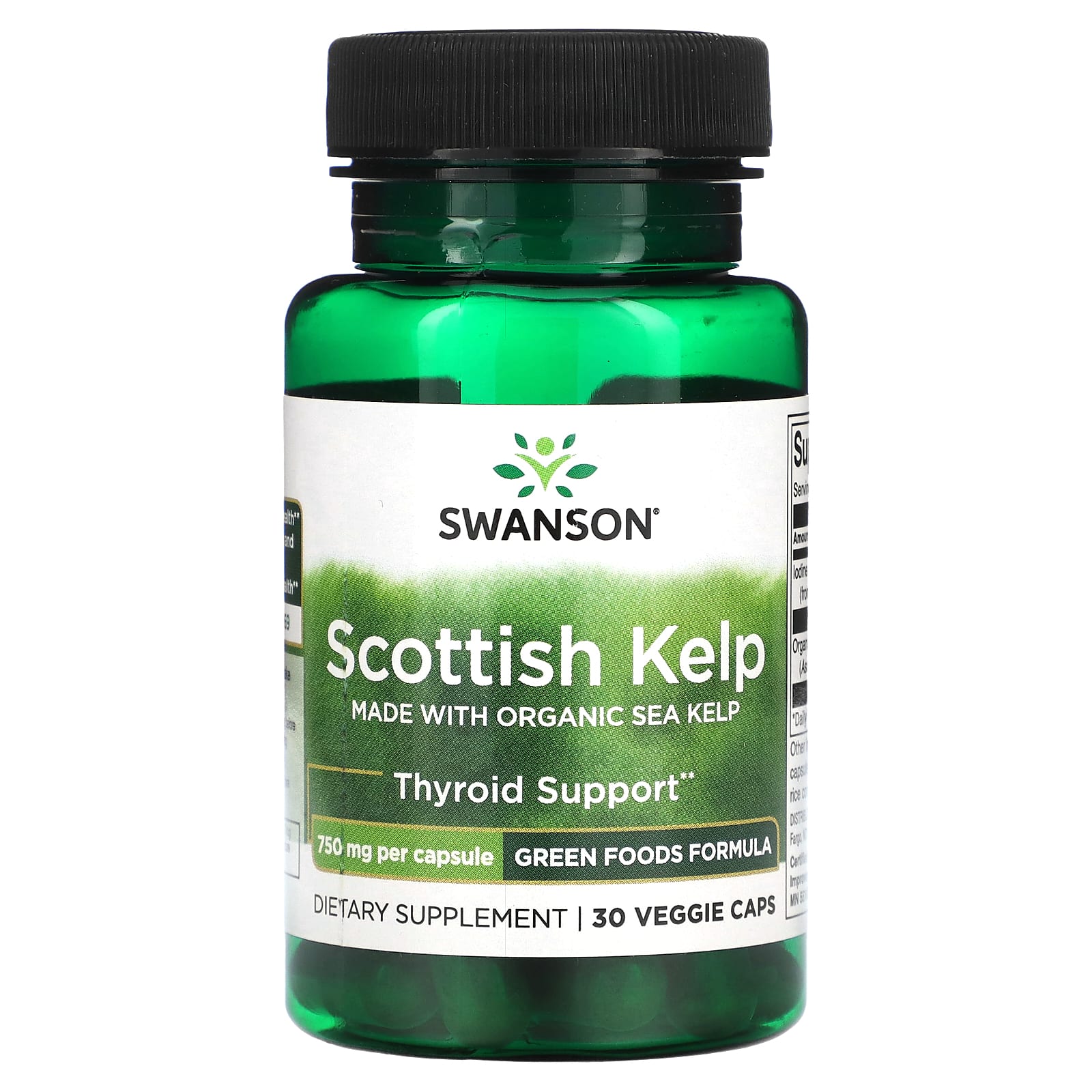 

Scottish Seaweed, Organic Seaweed, 750Mg, 30 Veggie Capsules