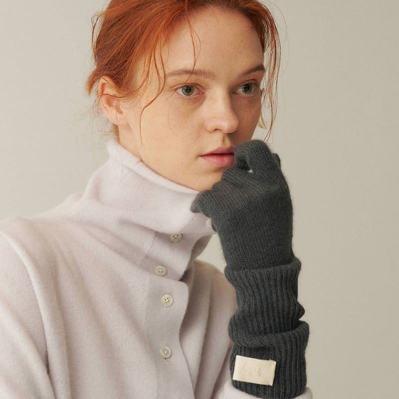 YURT CASHMERE BLENDED GLOVES_4color