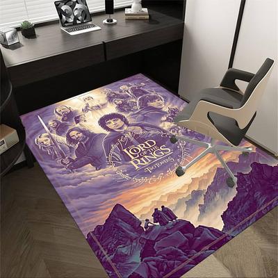 1pc The Lord of the Rings Two Towers Carpet, for Home & Office Decor, Desk Chair Carpet, Festive Gift,Conference Room CarpetL1231