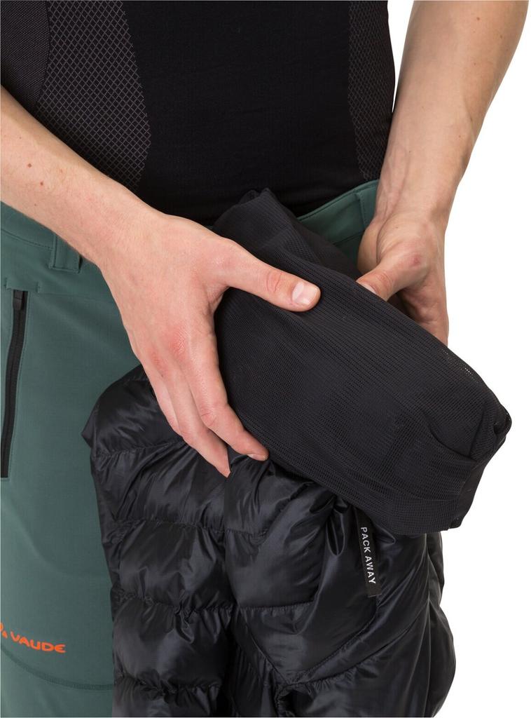 Куртка VAUDE Мужская утепленная куртка с капюшоном Batura черного цвета