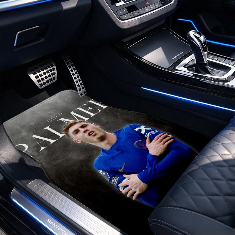 Cole Palmer Star Black Car Floor Mats Full Coverage All-Season Car Mats, XPE Non-Slip And Wear-Resistant Mats Suitable for SUV Interiors, Textured Car