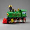Tinplate Steam Train with Winding Key Retro Handmade Tin Collectible