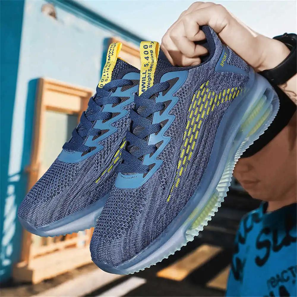 Fashion Platform Net Blue Man Sneakers Basketball Sneakeres Gray Shoes Man Sports Industrial Sewing Fitness Basquet Class Casual