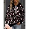 Fashion Women's Hooded Sweater 3D Printing Color Printing Casual Hooded Sweater