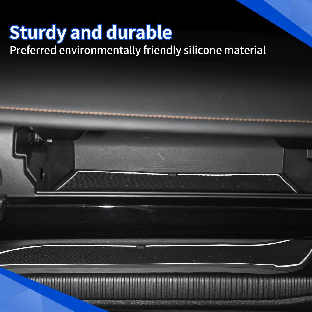 For Ford Ranger 2025 Modified Car Interior Door Groove Pad Full Car Protective Mat Car Interior Decoration Accessories 19pcs Set