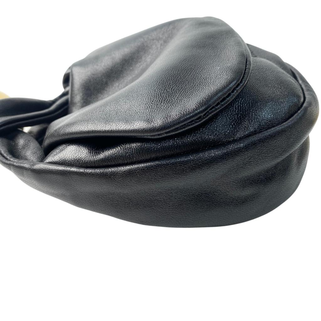 Used JIL SANDERHandbag Black/gold Leather Women