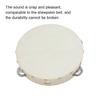 Percussion Music Toy - 8 - Inch Tambourine Hand Drum with Single - Row Bells for Kindergarten, School, Dancing & KTV