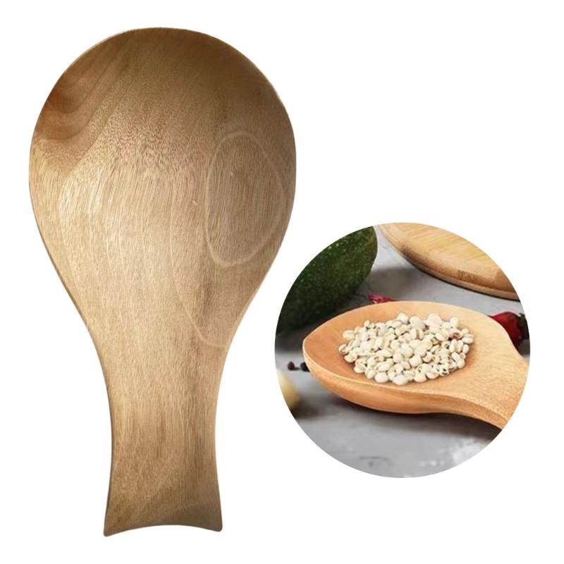 Practical Wooden Spoon Rest Elegant Cooking Holder for Kitchens Utensils and Coffee Spoons Space Saving Designs