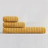 Premium Cotton Striped Towel Set Thick Absorbent Antibacterial Bath Hand Face Home Gym Travel