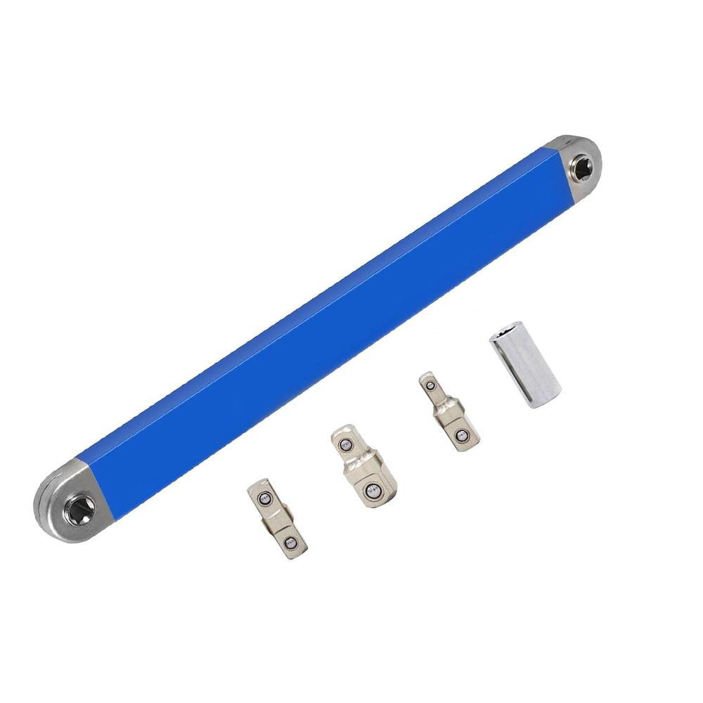 

Набор 15-дюймовых удлинительных ключей, набор 14-дюймовых удлинительных ключей ImpactReady Offset с 14 , 38 , 12 синий