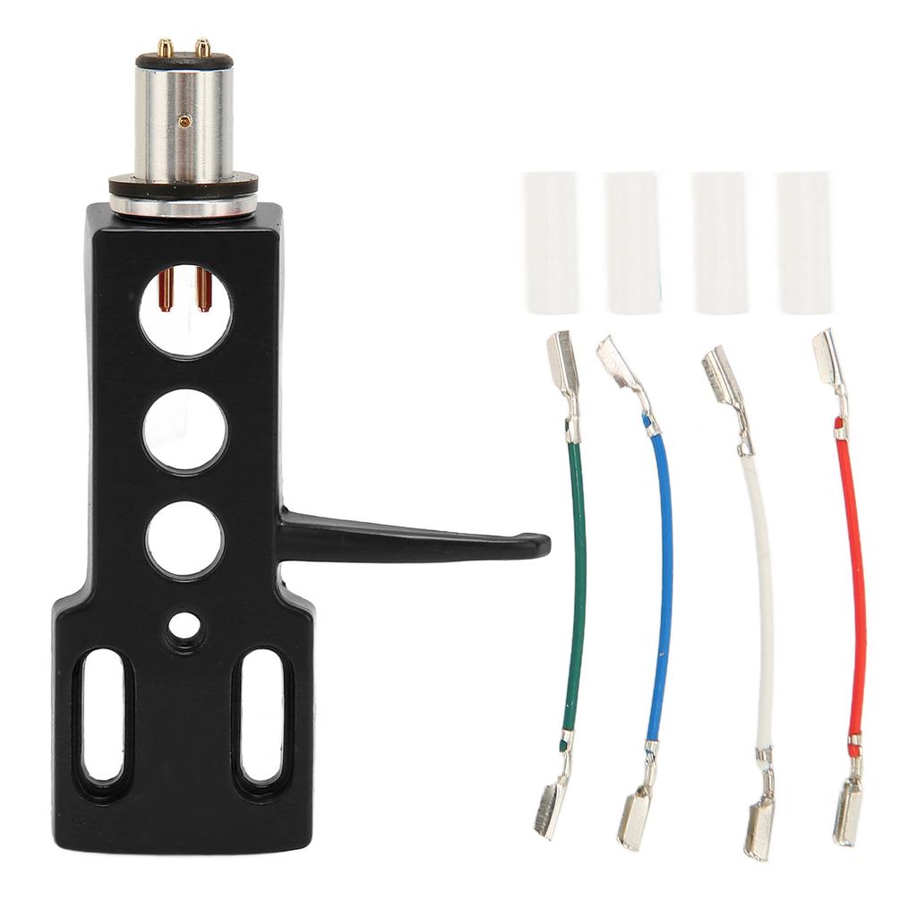Turntable Cartridge Headshell Aluminum Alloy High Strength LP Vinyl Stylus Needle Holder for