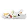Unisex EVA Beach Shoes Colorful Printed Ventilated Easy Clean Slip On Beach Shoes Pool Area Bathroom Home Walking Shoes Beach Wear
