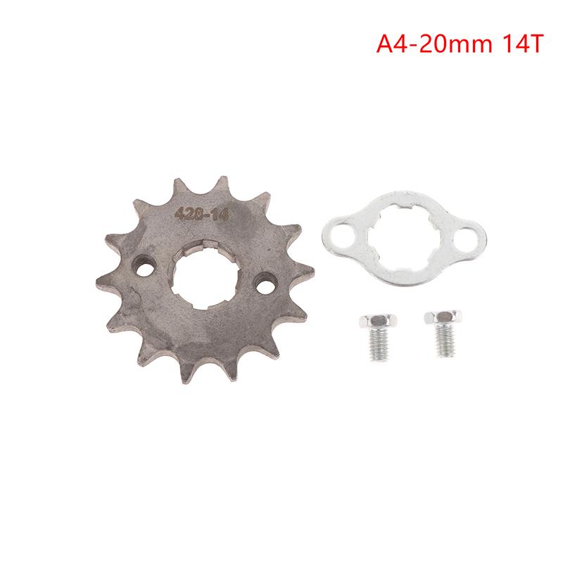 428# 17Mm /20Mm10 11 12 13 14 15 16 17 18 19T Teeth Front Engine Sprocket For Moto Bike Go Kart Atv Quad Motorcycle